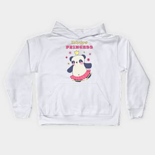 Happy princess panda Kids Hoodie